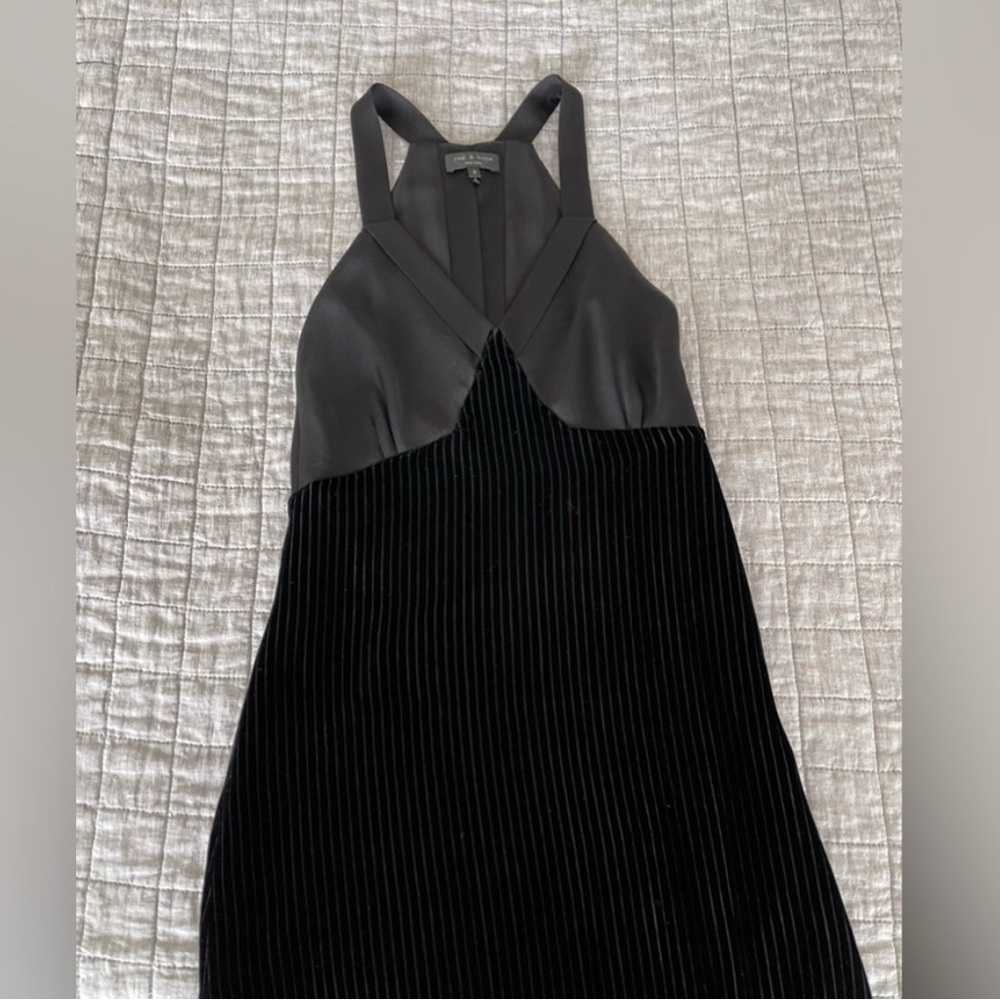 Like new rag & bone Yasmine midi dress in black